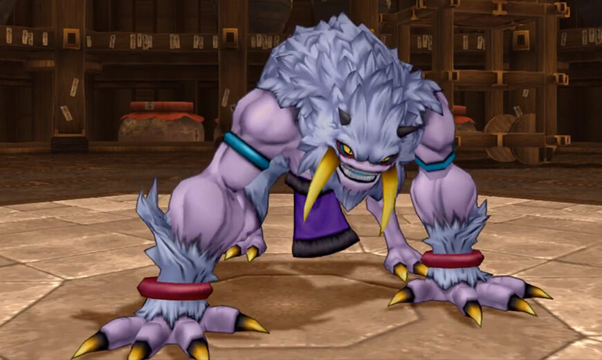 Dragon Quest X - Version 3.2 - Labyrinthe enchanté Gosnell le roi des bêtes